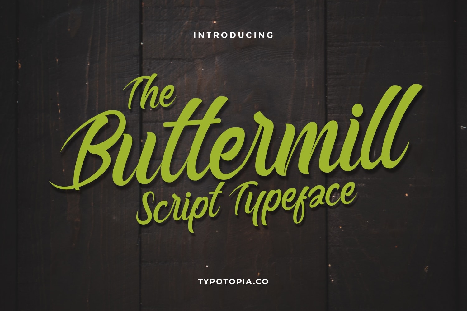 Buttermill Fancy Script Font
