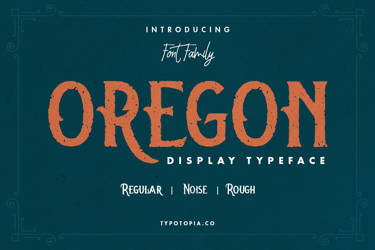 Oregon Vintage Display Font