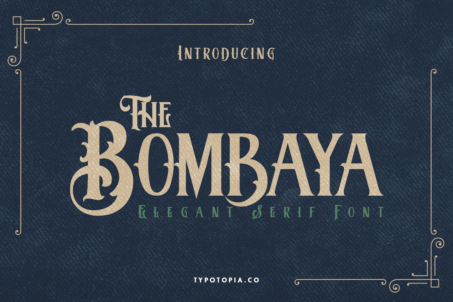 Bombaya Vintage Display Font