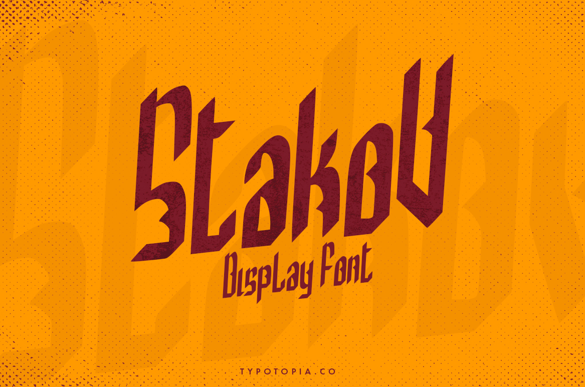Stakov Display Font