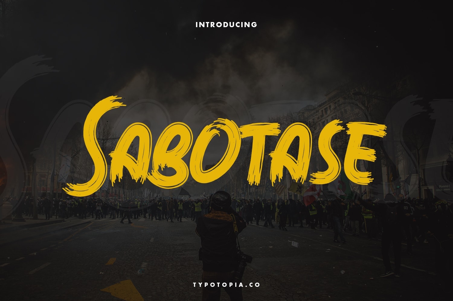 Sabotase - The Brush Font